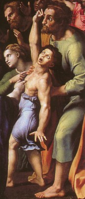 Raphaël : La Transfiguration du Christ (détaille)